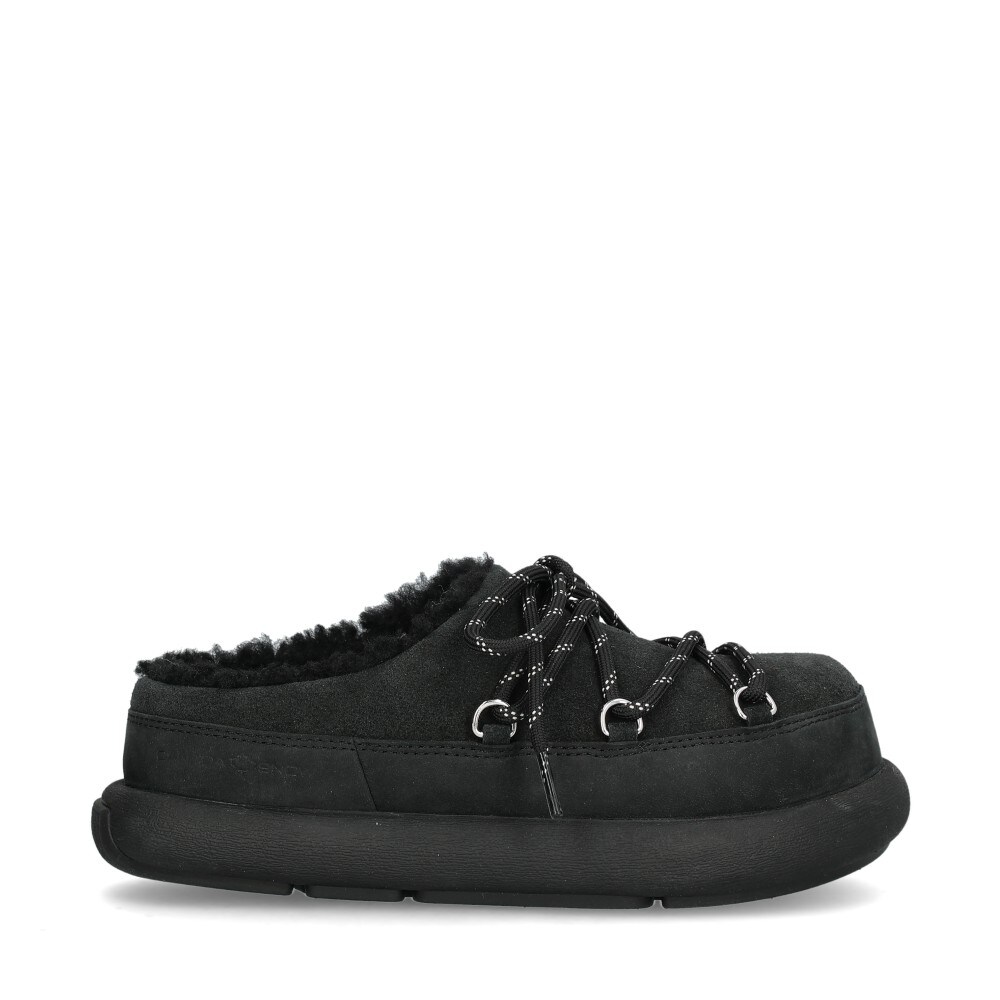 Monte Lace Slipper Black