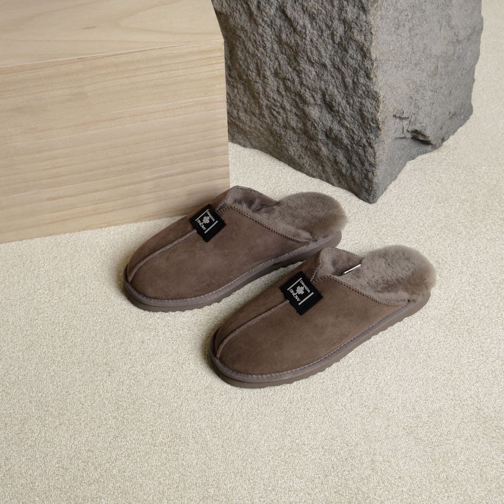 Edmonton Slippers Grey
